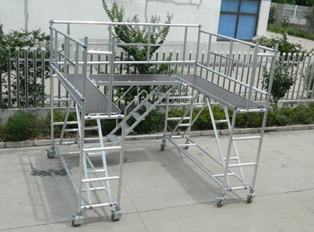 “鋁合金腳手架,輕便,堅固,方便客戶才是王道”